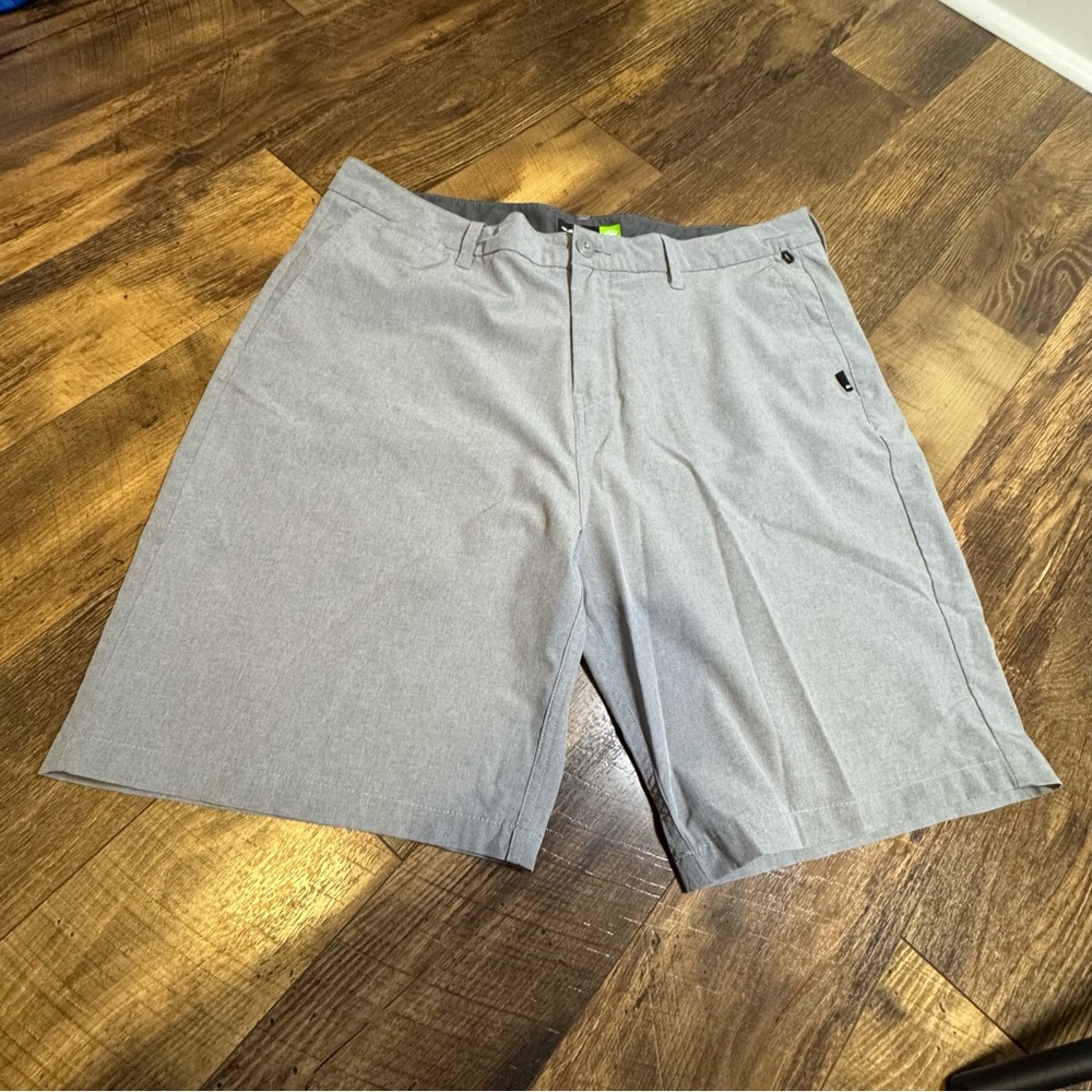 Quiksilver Amphibian Shorts Mens 36 Gray DryFlight Water Repellent Slash Pocket